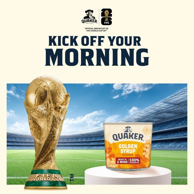 Quaker Golden Syrup Porridge Pot 57g (British brand)