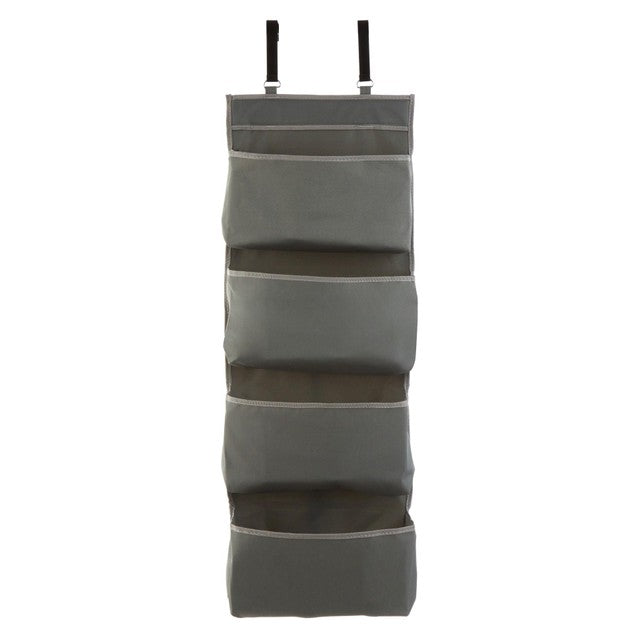Premier Housewares over door hanging organiser 4 tier grey, imported from the UK