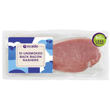 M&S Ocado Unsmoked Back Bacon Rashers 300g- Buy online at McGrocer