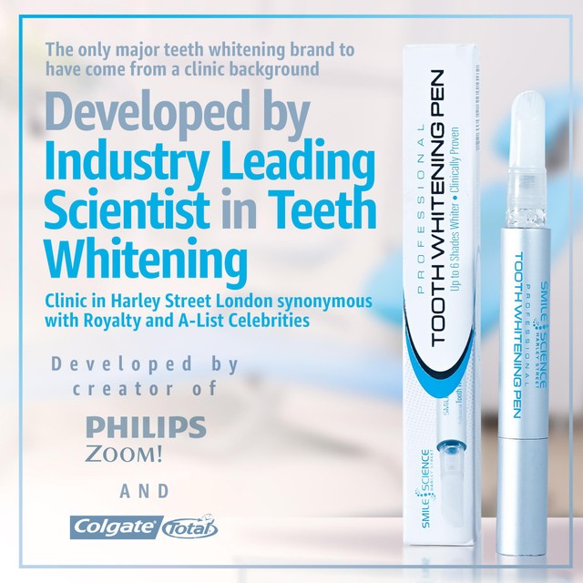 Smile Science Professional Tooth Whitening Pen (British brand)
