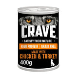 Crave Adult Wet Dog Food with Chicken & Turkey Loaf 400g