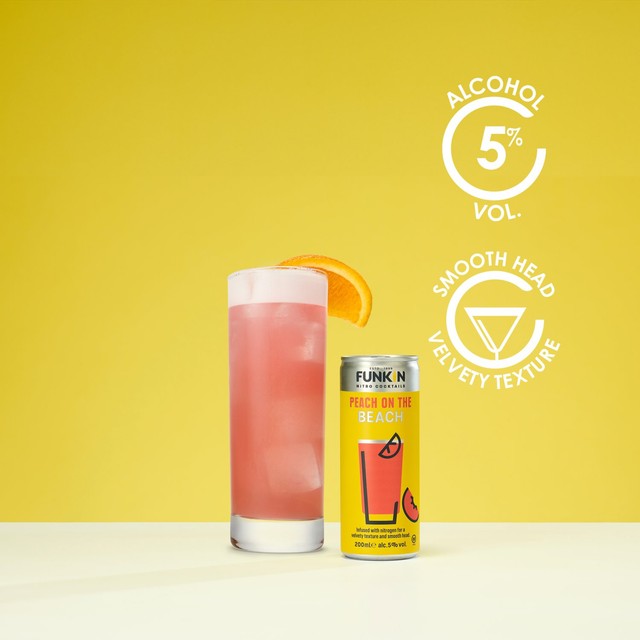 Funkin Peach Cocktail Nitro Can 200ml - British product