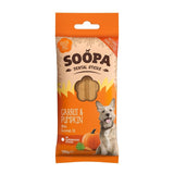 M&S Soopa Pumpkin & Carrot Dental Sticks Dog Treats 100g- Buy online at McGrocer