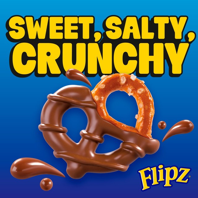 Flipz Milk Chocolate Coated Pretzels 90g - British product