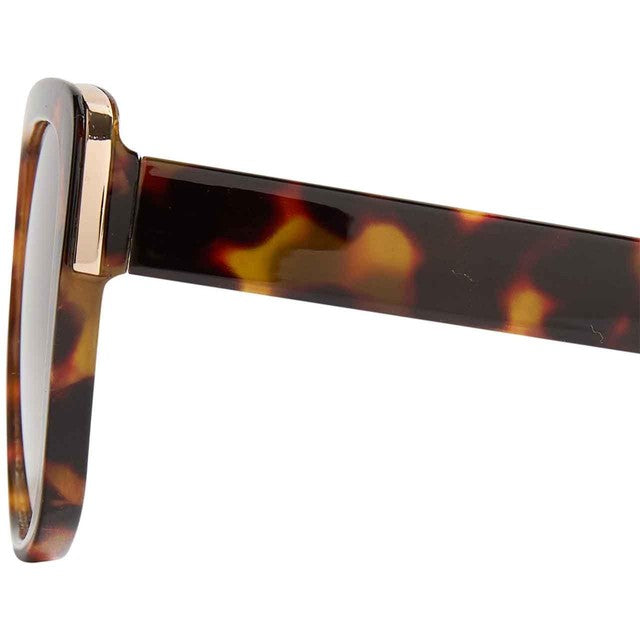 M&S geometric cat eye sunglasses brown mix, imported from the UK