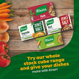 Knorr Vegetable Zero Salt stock cubes 72g, UK version