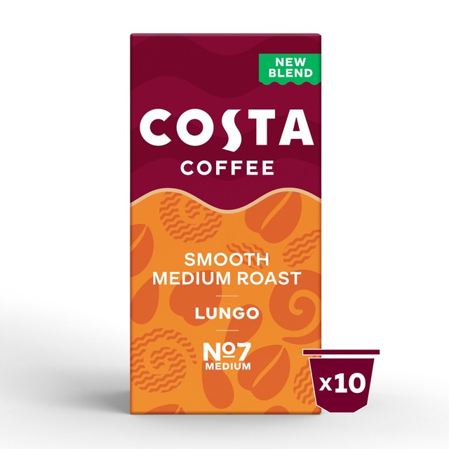 Costa medium roast coffee pods 10 pack - British product