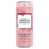 M&S London Essence Co. Raspberry & Rose Crafted Soda 250ml- Buy online at McGrocer