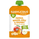 M&S Kiddylicious Mango, Banana, Apple & Yoghurt Baby Food Pouch Snack 6+ Months 100g- Buy online at McGrocer