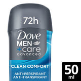 M&S Dove Men+Care Advanced Care Clean Comfort Anti-Perspirant Deodorant Stick- Buy online at McGrocer