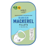M&S mackerel fillets in olive oil 125g, imported from the UK
