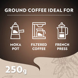 Lavazza Espresso Italiano Classico ground coffee 250g UK version