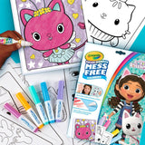 Vivid Imaginations Crayola Gabby's Dollhouse Colour Wonder mess-free colouring set - British product