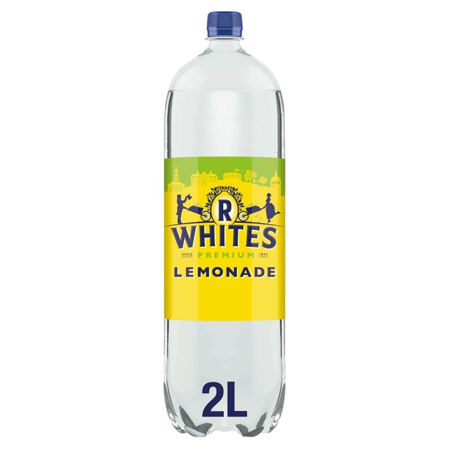 R Whites lemonade 2L, imported from the UK