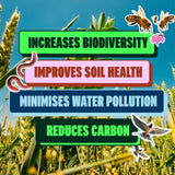 Wildfarmed seeded sliced bread 550g (British brand)