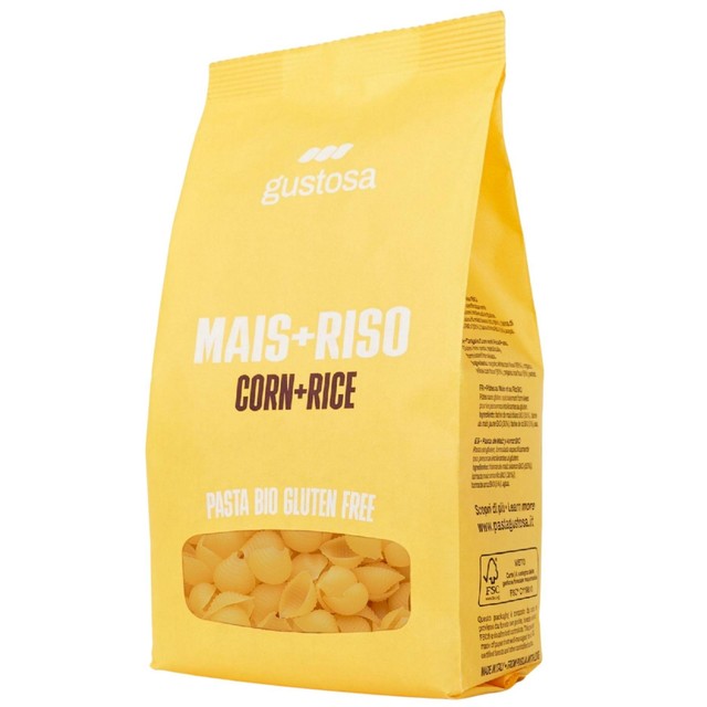 Gustosa gluten free conchiglie pasta organic corn rice (British brand)