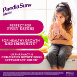PaediaSure strawberry nutritional supplement powder 850g, imported from the UK