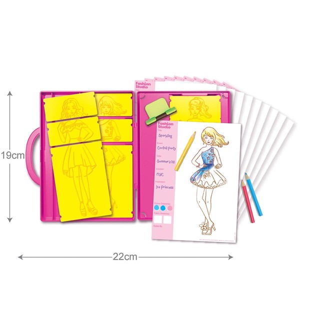Great Gizmos KidzMaker Fashion Design Portfolio Studio Kit 27.5x20x5.5cm, UK version