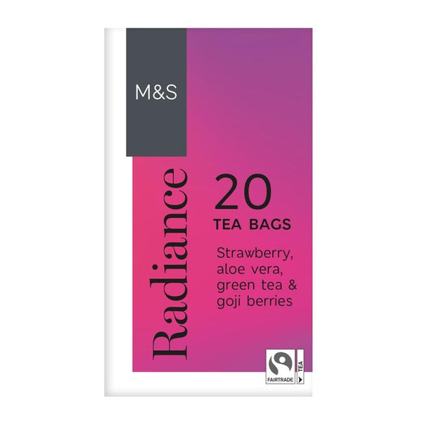 M&S Radiance Infusion Strawberry & Cucumber Flavoured Tea Bags 20 Pack