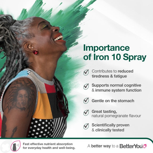 BetterYou iron oral spray pomegranate 25ml - British product