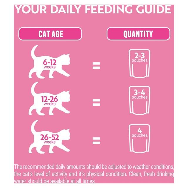 Purina One kitten wet cat food Salmon and Chicken 8 x 85g, imported from the UK