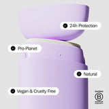 Fussy Lavender Fields refillable natural deodorant, UK version