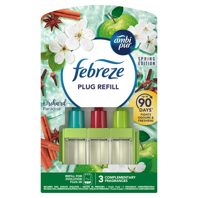 Febreze 3Volution air freshener refill Orchard Paradise - British product