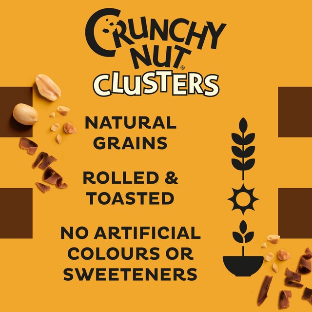 Kellogg's Crunchy Nut Clusters Chocolate breakfast cereal 400g, UK version