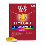 M&S Seven Seas Omega-3 & Multivitamins Woman Women's Health Supplement 60 per pack- Buy online at McGrocer