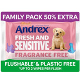 M&S Andrex Fresh and Sensitive Flushable Hygiene Wipes Mega Pack 45 Sheets- Buy online at McGrocer