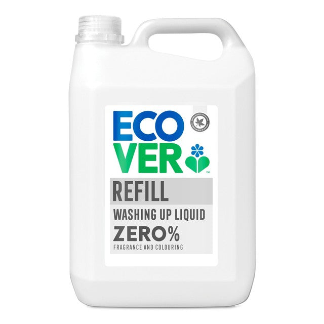 Ecover Zero washing up liquid 5L - British product