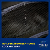 TENA Men Washable Incontinence Boxer Black Size Large (British brand)