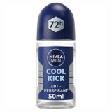 M&S Nivea Men Cool Kick Anti-Perspirant Deodorant Roll-On 50ml- Buy online at McGrocer