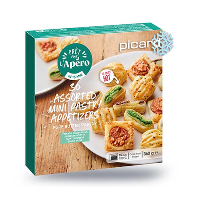M&S Picard Assorted Mini Pastry Appetizers 30 Pack- Buy online at McGrocer