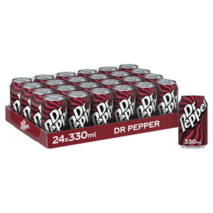 Dr Pepper Sparkling Soft Drink 24 x 330ml