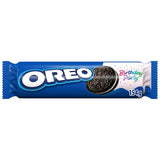 Oreo Birthday Party Sandwich Biscuits 154g, imported from the UK