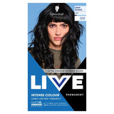 M&S Schwarzkopf LIVE Intense Colour 099 Deep Black Permanent Hair Dye- Buy online at McGrocer