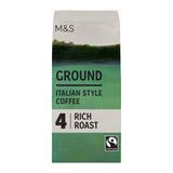 M&S M&S Italian Ground Coffee Fairtrade 227g- Buy online at McGrocer