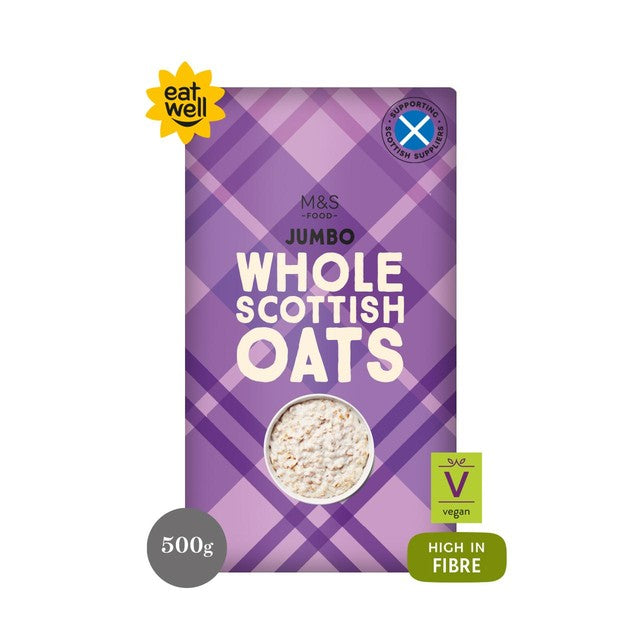 M&S whole Scottish porridge oats 500g, imported from the UK