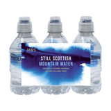 M&S Scottish Mountain Water 6 x 300ml, imported from the UK