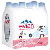 M&S Evian Still Mineral Water 6 x 500ml- Buy online at McGrocer