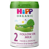 Leche de continuación orgánica en polvo para bebés a partir de 6 meses, lata de 800 g