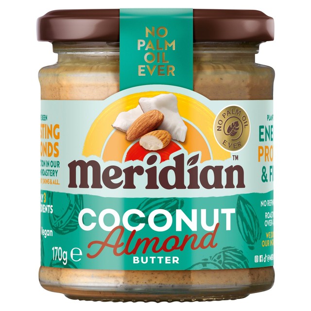 Meridian coconut almond butter 170g, imported from the UK