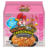 Paldo Volcano instant noodles Carbonara 520g , imported from the UK
