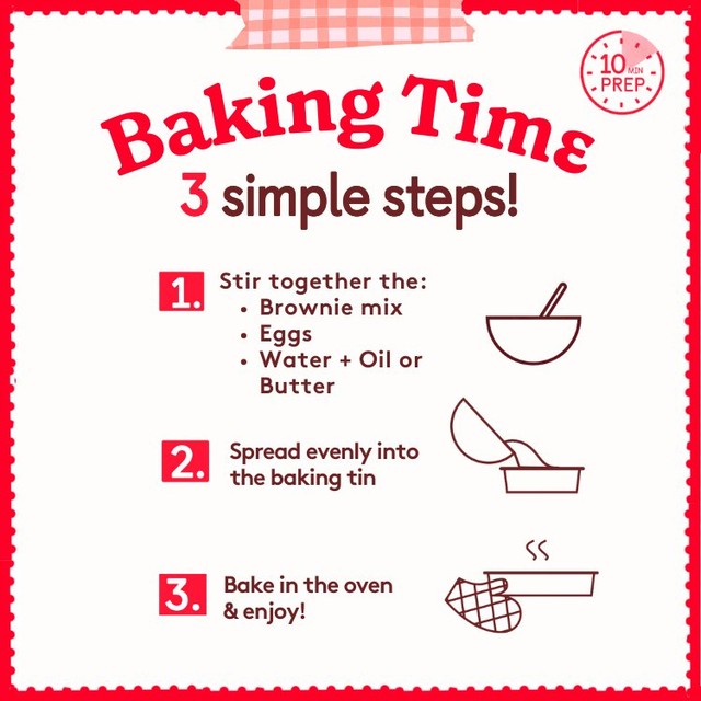 Betty Crocker triple chocolate chunk brownie mix 415g - British product