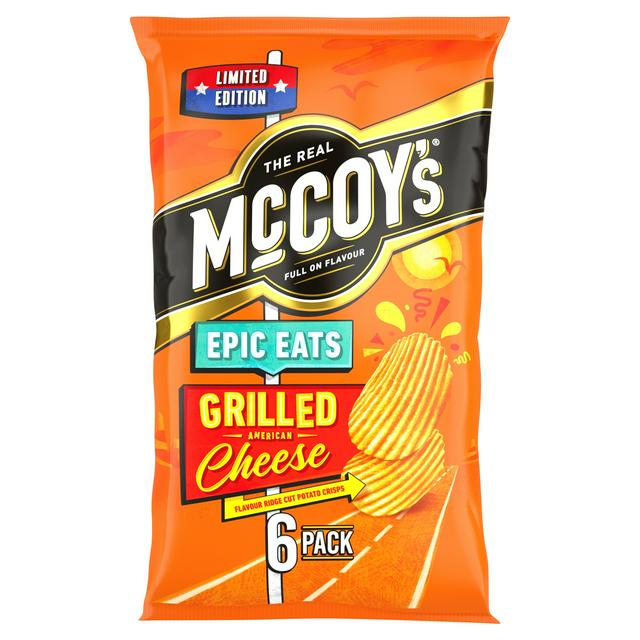 McCoys Epic Eats Grilled Cheese Multipack Crisps x6