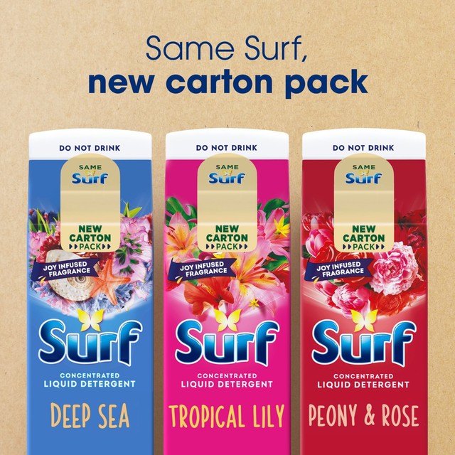 Surf laundry detergent Tropical Lily 648ml (British brand)