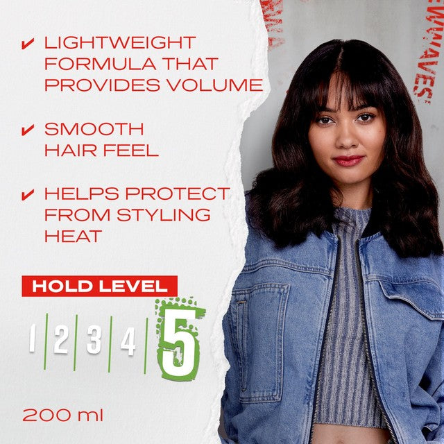 Shockwaves Volume hair mousse 200ml (British brand)