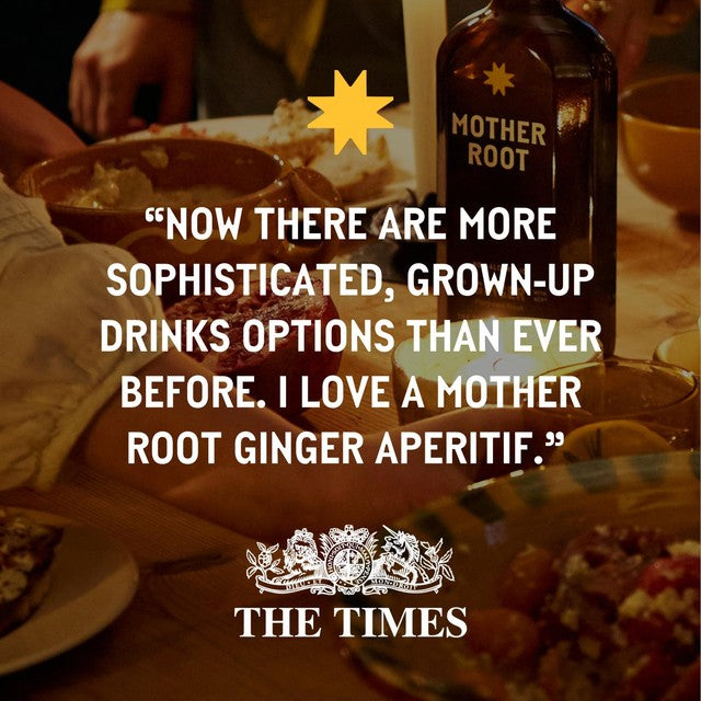 Mother Root ginger non-alcoholic aperitif 500ml, imported from the UK