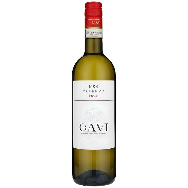 M&S Gavi white wine 75cl, imported from the UK